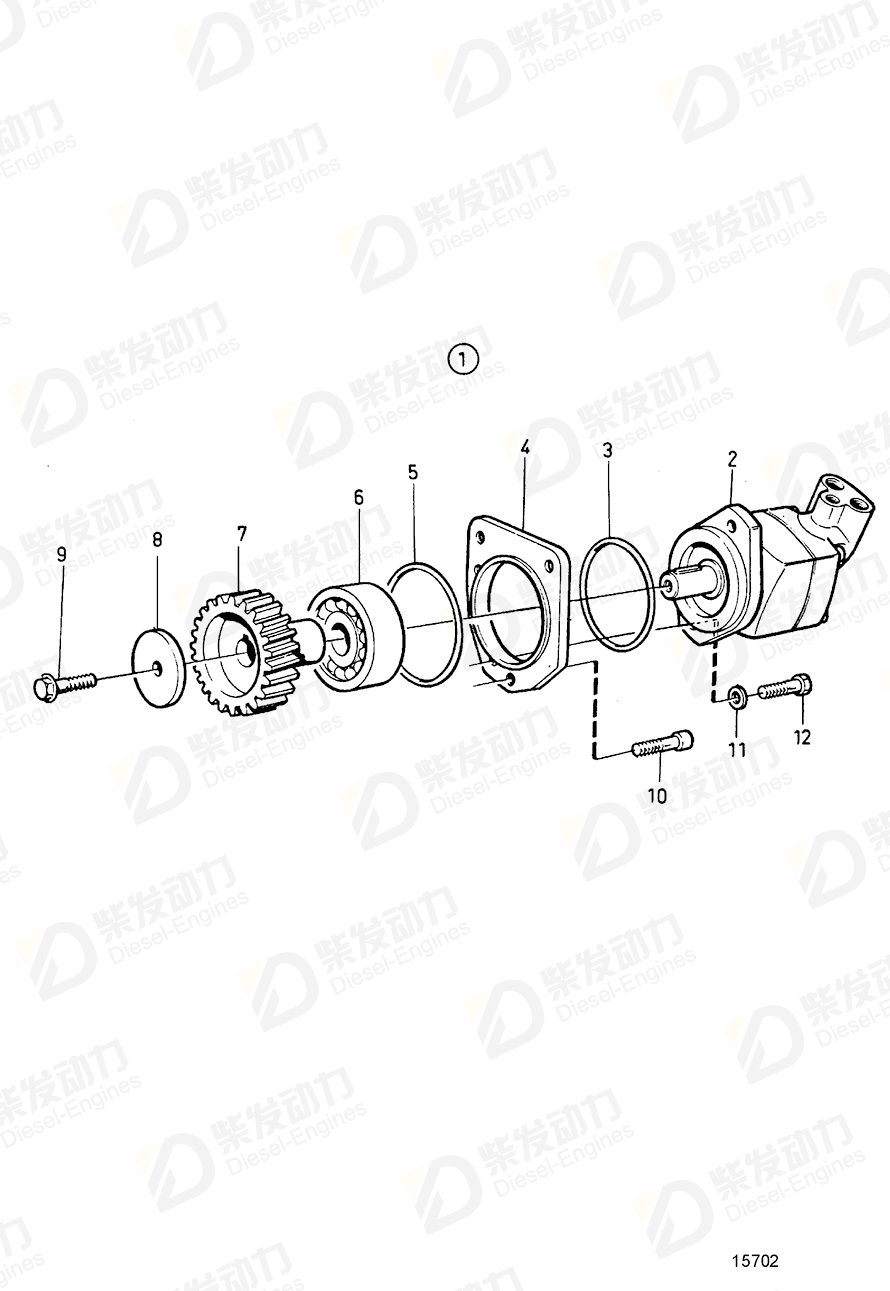 volvo penta Flange 3825094 Drawing volvo penta Flange 3825094 Drawing